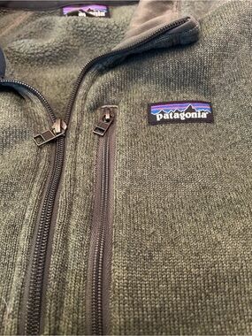 Patagonia Worn Wear Olive Green Fleece